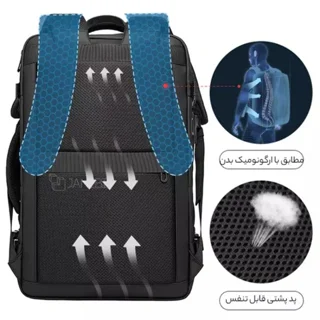 کوله پشتی لپ تاپ بنج مدل 1909 مناسب برای لپ تاپ 15 تا 17 اینچی 102851535